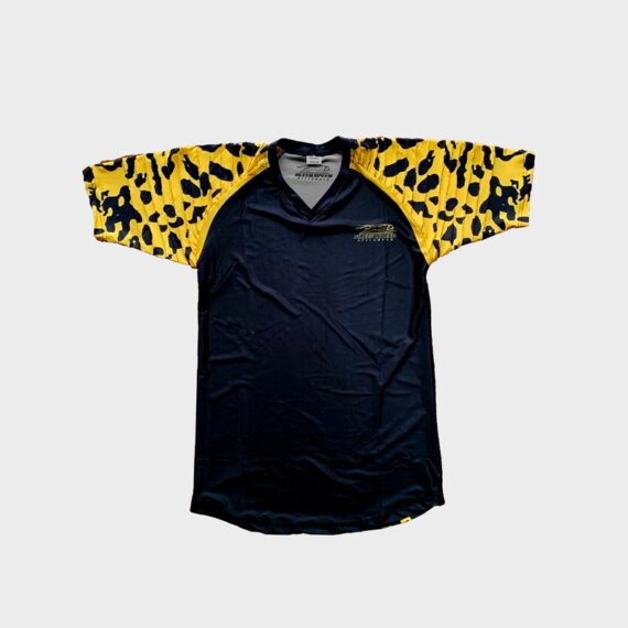 Athletic Short Sleeve in Black/Yellow